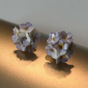Pretty Floral Earrings For Pierced Ears